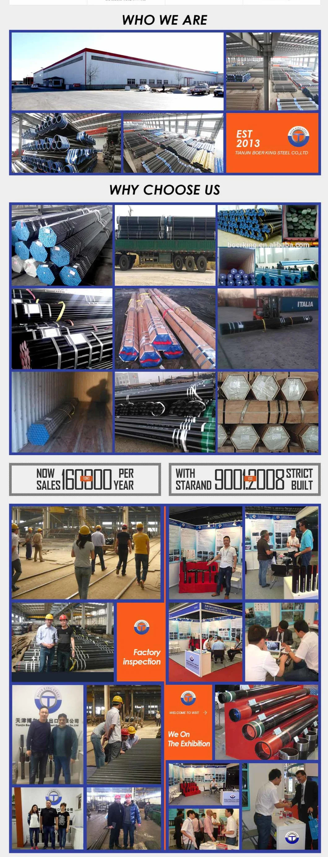 A106-B Sch80 Alloy Steel Pipe 15CrMo 35CrMo High-Pressure Alloy Steel Tube for Gas Cylinder