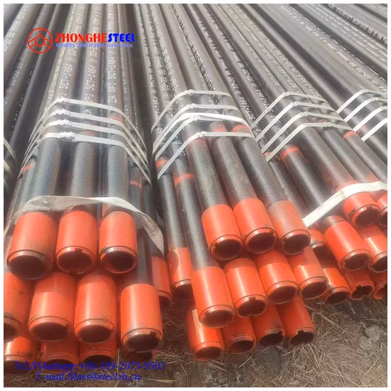 Pétrole et gaz Pétrole Caisson sans soudure/tuyau en acier soudé avec scie ERW API5l 5CT Sch 40 Low HS Ms H40 J55 K55 N80 M65 L80 C90 C95 T59 P110 Q125 Smls