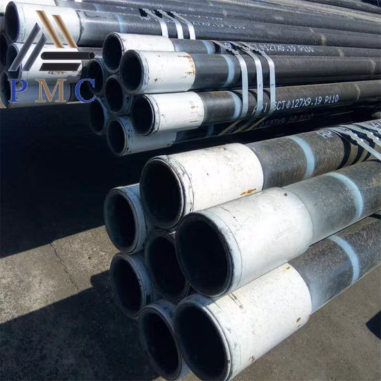 Tube de tubage de puits de pétrole et de gaz API 5CT N80 K55 Tubes de tubage et tiges de forage OCTG